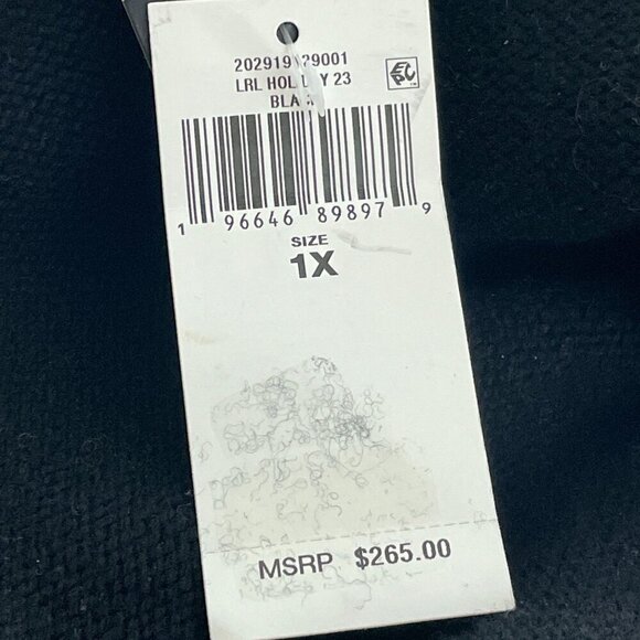 NEW Lauren Ralph Lauren Women's 1X  Off-The-Shoulder Fair Isle Sweater Dress - Picture 7 of 9